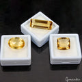 Certified 89.10Ct Natural Yellow Citrine Mix Cut Loose Unheated Gemstone, Brazil