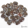250 Cts/25 Pcs Natural Untreated Brown Sapphire Oval Cut Loose Gems For Jewelry