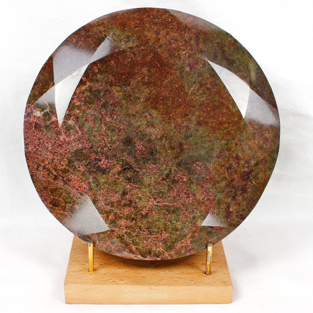 Biggest 7.2 Kilo Natural Ruby In Zoisite 8" Round Untreated Rare Huge Gemstone