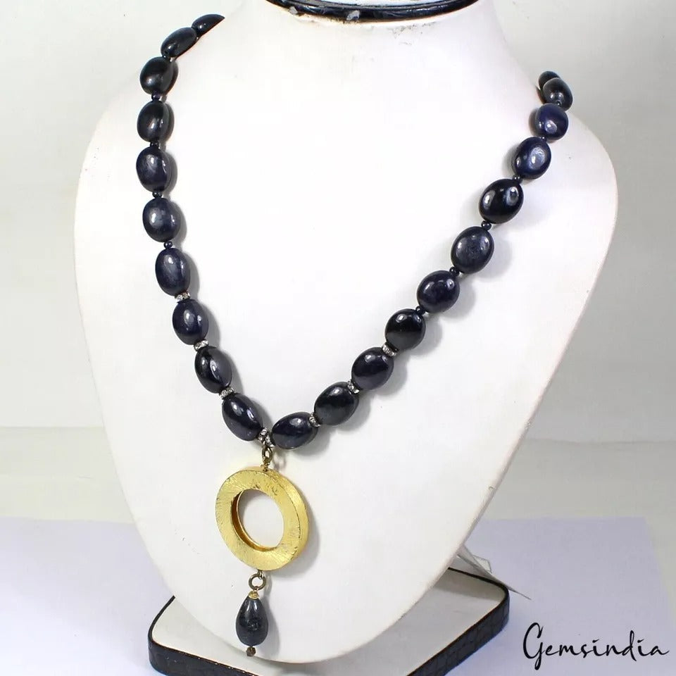 Sapphire Necklace — 3mm to 14mm