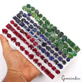 1300 Ct/110 Pcs Natural Multi Color Ruby,Emerald,Sapphire Mix Cut Loose Gems Lot