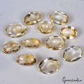 Citrine Lot, Loose Gemstone, Untreated, Yellow — 11 Pieces, 18mm to 23mm, 207.00 Ct, Brazil