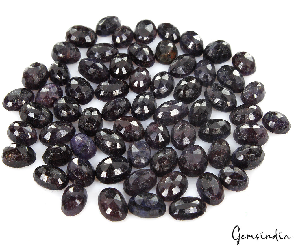 295 Cts/64 Pcs Natural Blue Sapphire Oval Cut 9-11mm Loose Wholesale Gems Lot