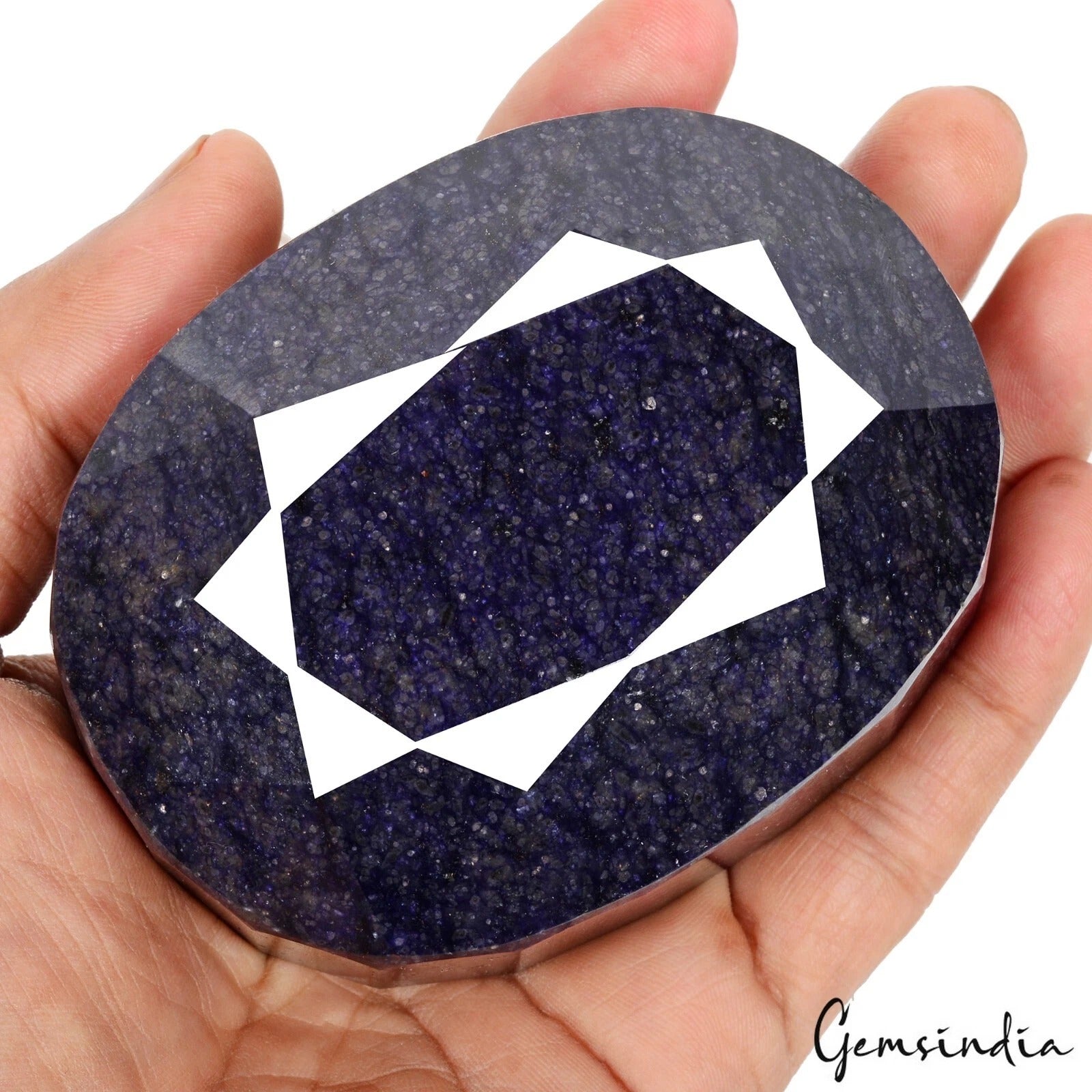 3100 Cts Natural African Dark Blue Sapphire Oval Cut Huge Museum Size Loose Gem