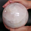 4.4Kg Natural Untreated Pink Rose Quartz Huge Gem Sphere Crystal Healing Mineral