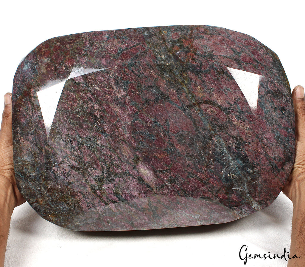 49 Kilo Natural Red Ruby Specimen Untreated Huge Polished Gemstone Museum Grade