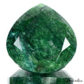 Emerald Loose Gemstone, Color Enhanced, Green — 73x73x28mm, 1130 Ct, Brazil