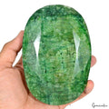 4090 Cts Natural Emerald Oval Cut Earth mined Museum Grade Gemstone with Stand