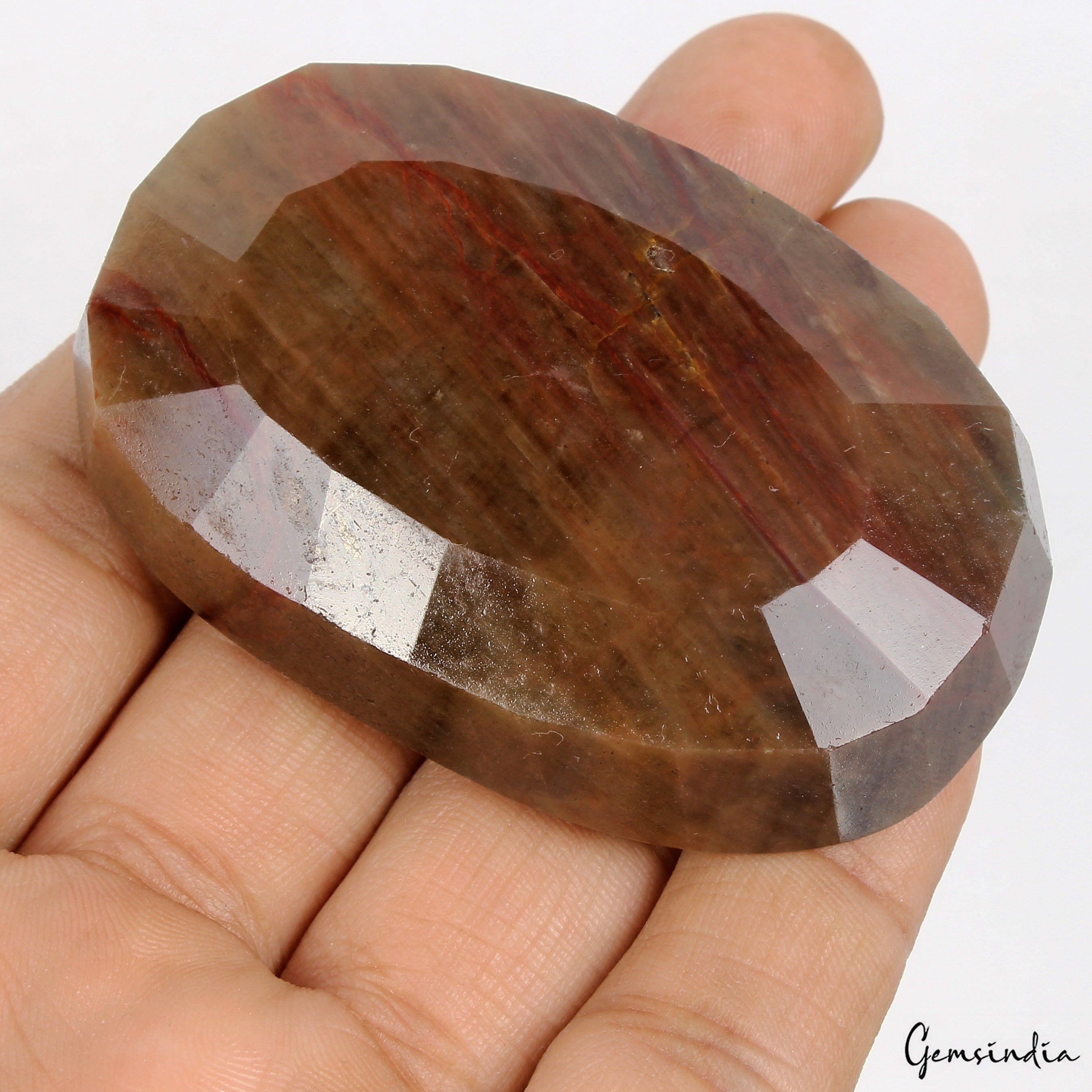Sapphire Loose Gemstone, Untreated, Brown — 65x42x19mm, 670 Ct, Madagascar