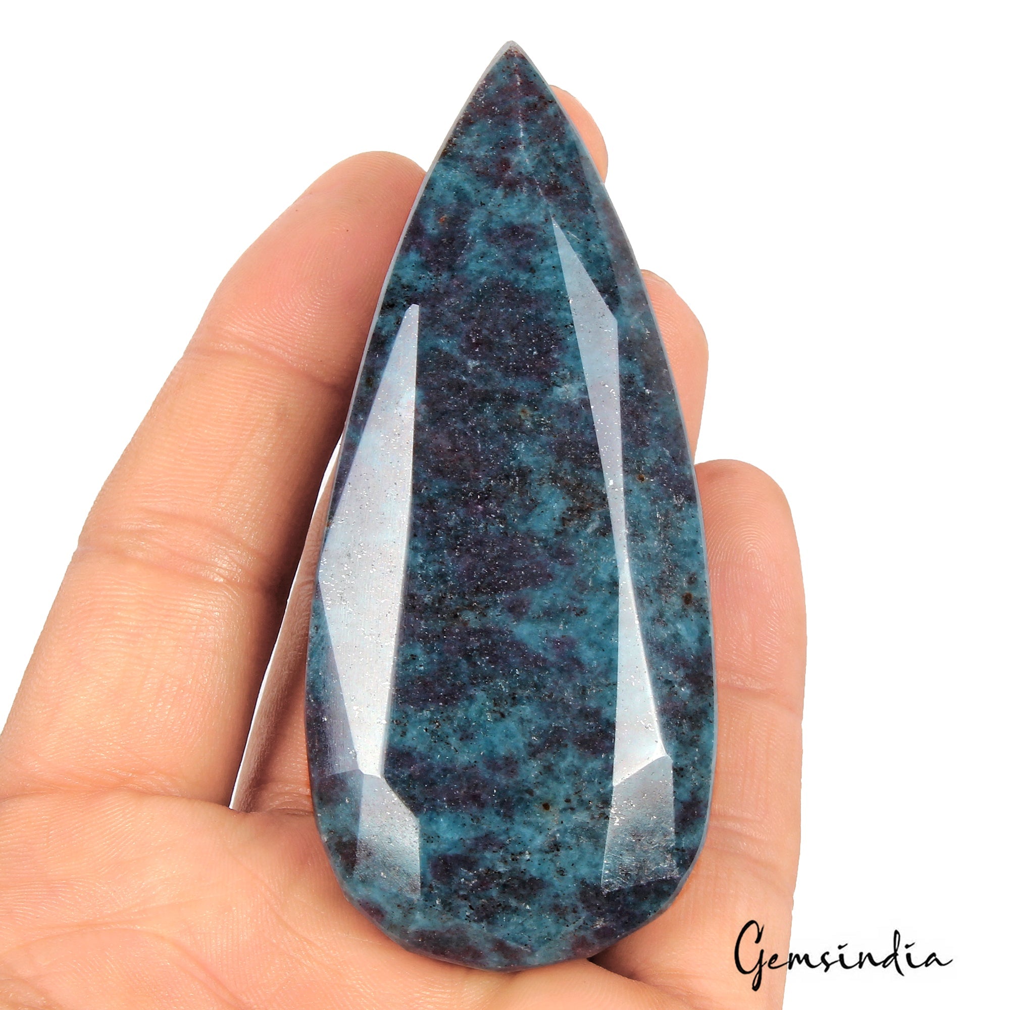 820 Ct Natural Untreated Ruby Kyanite Pear Faceted Earth Mined Museum Size Gems