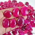 Super Wholesale 3000 Ct/131Pcs Natural Dark Pink Onyx Mix Cut Drill Bead Gem Lot