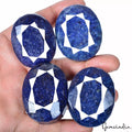 Blue Sapphire Lot, Loose Gemstone — 4 Pieces, 45mm to 49mm, 2050 Ct, Madagascar