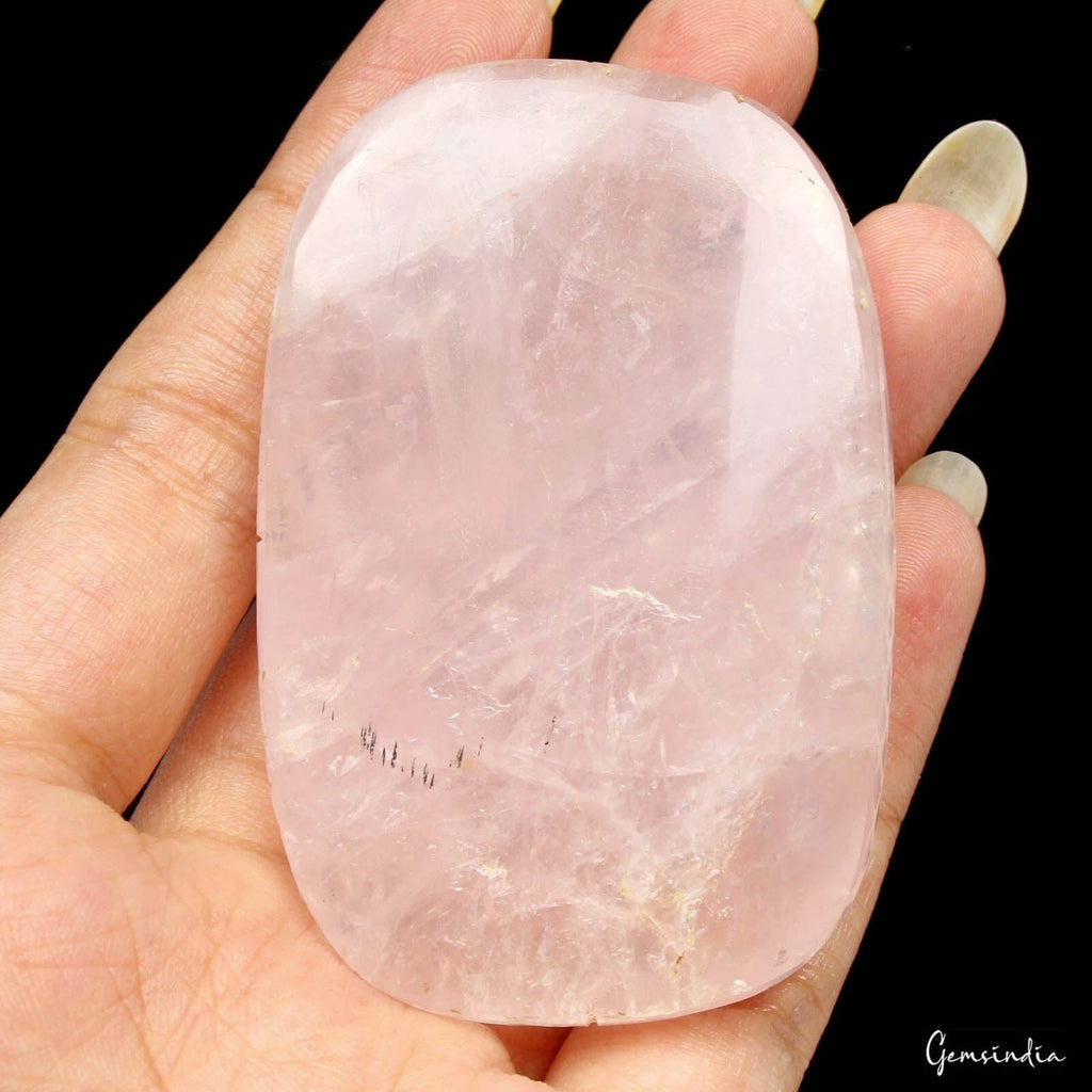 550 Ct Natural Pink Rose Quartz Untreated Huge Hand Carved Earth Mined Loose Gem