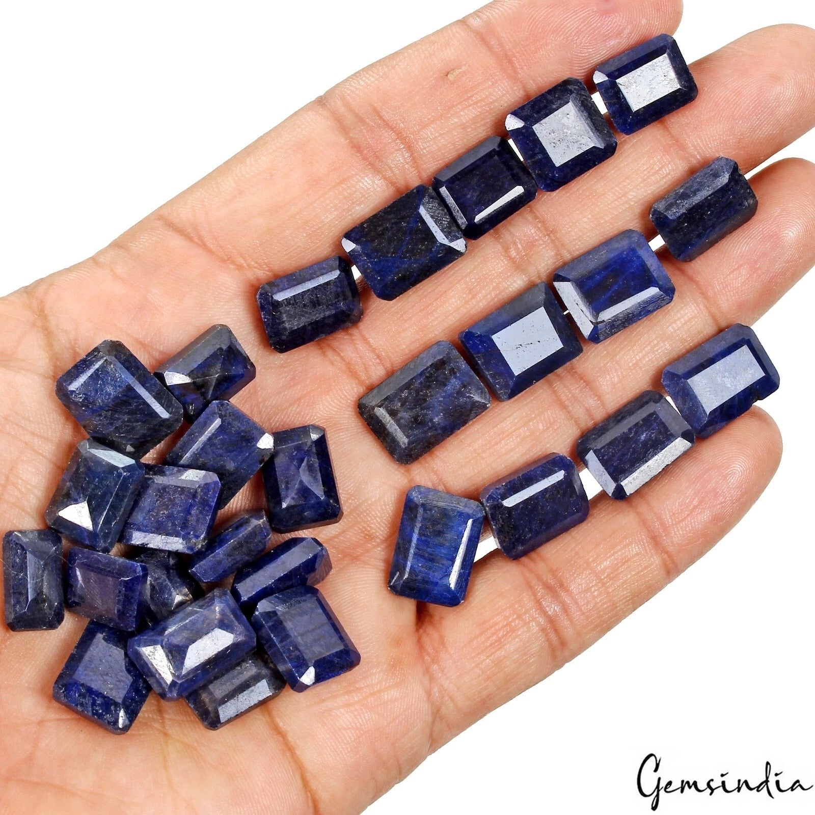Blue Sapphire Lot, Loose Gemstone — 28 Pieces, 11mm to 15mm, 300 Ct, Madagascar
