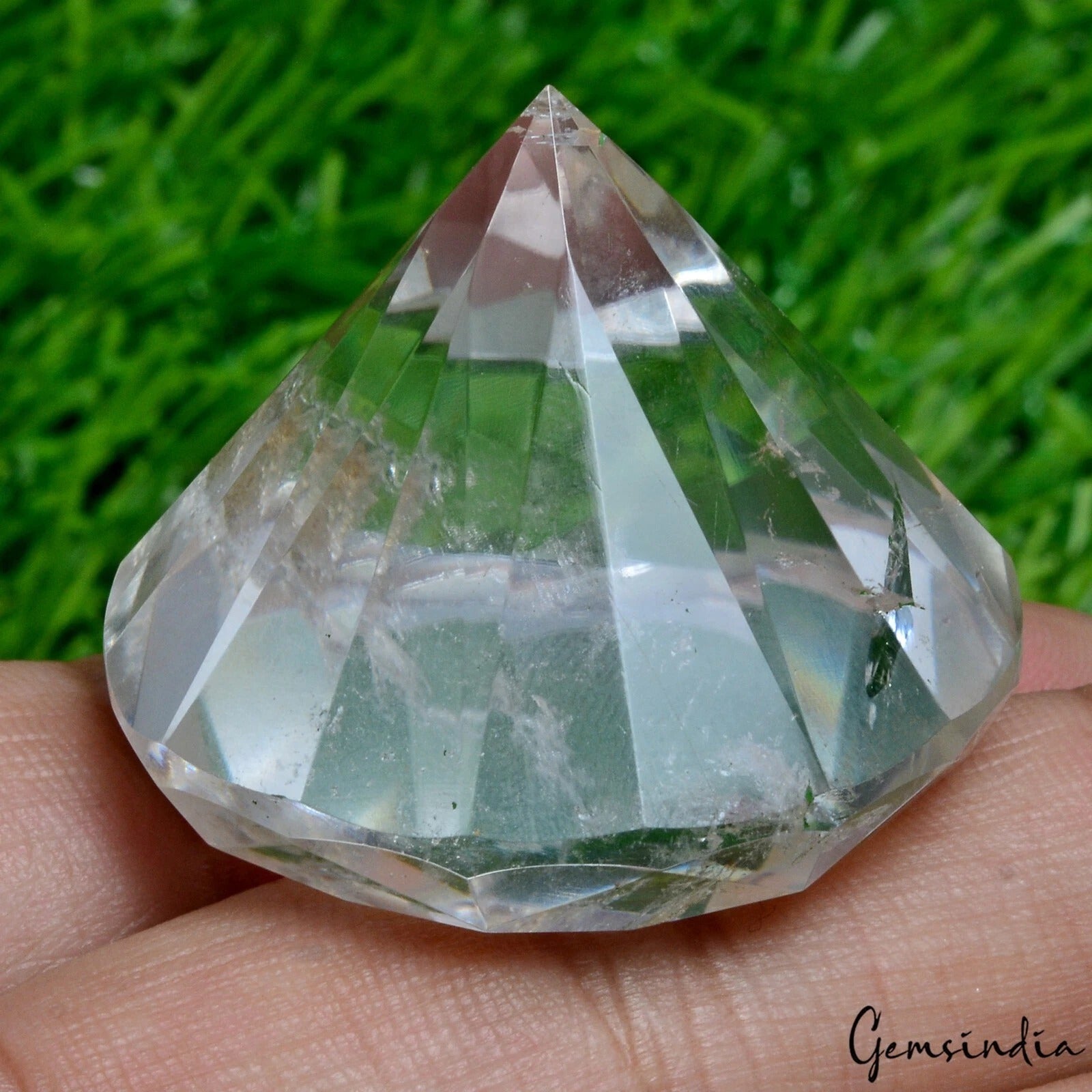Diamond Loose Gemstone, White — 37x30mm, 200.30 Ct, Brazil
