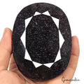 Large 2900 Ct Natural Oval Cut Faceted Sapphire Earth Mined Huge Size Gemstone