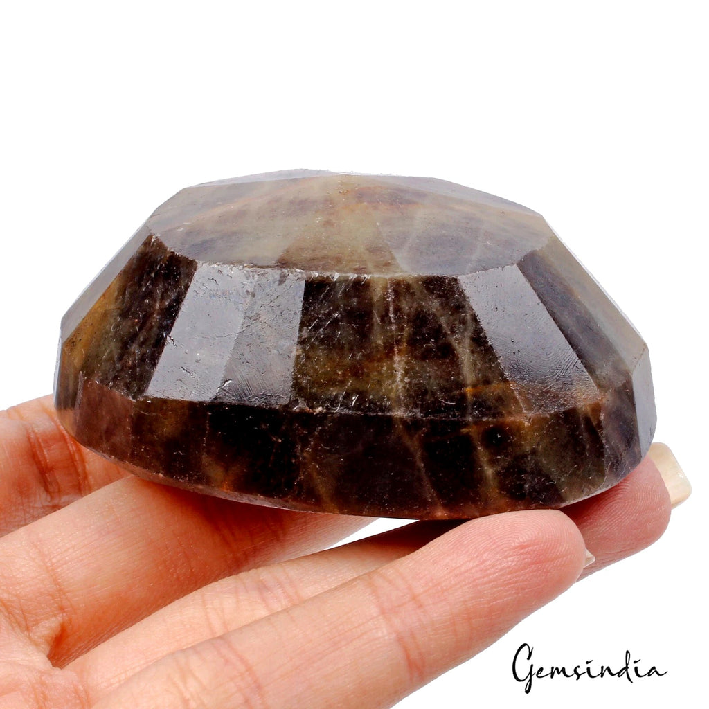 Untreated 1260 Ct Natural Brown black Sapphire Oval Cut Madagascar Huge Gemstone
