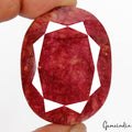 300 Ct Natural Red USA Beryl Bixbite Oval Faceted Cut Loose Earth Mined Huge Gem