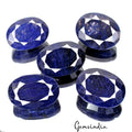 820 Ct/5 Pcs Natural Blue Sapphire Oval Cut Loose Wholesale Gems Lot For Pendant