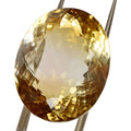 Citrine Loose Gemstone, Untreated, Yellow — 23x18x14 mm, 39.90 Ct, Brazil