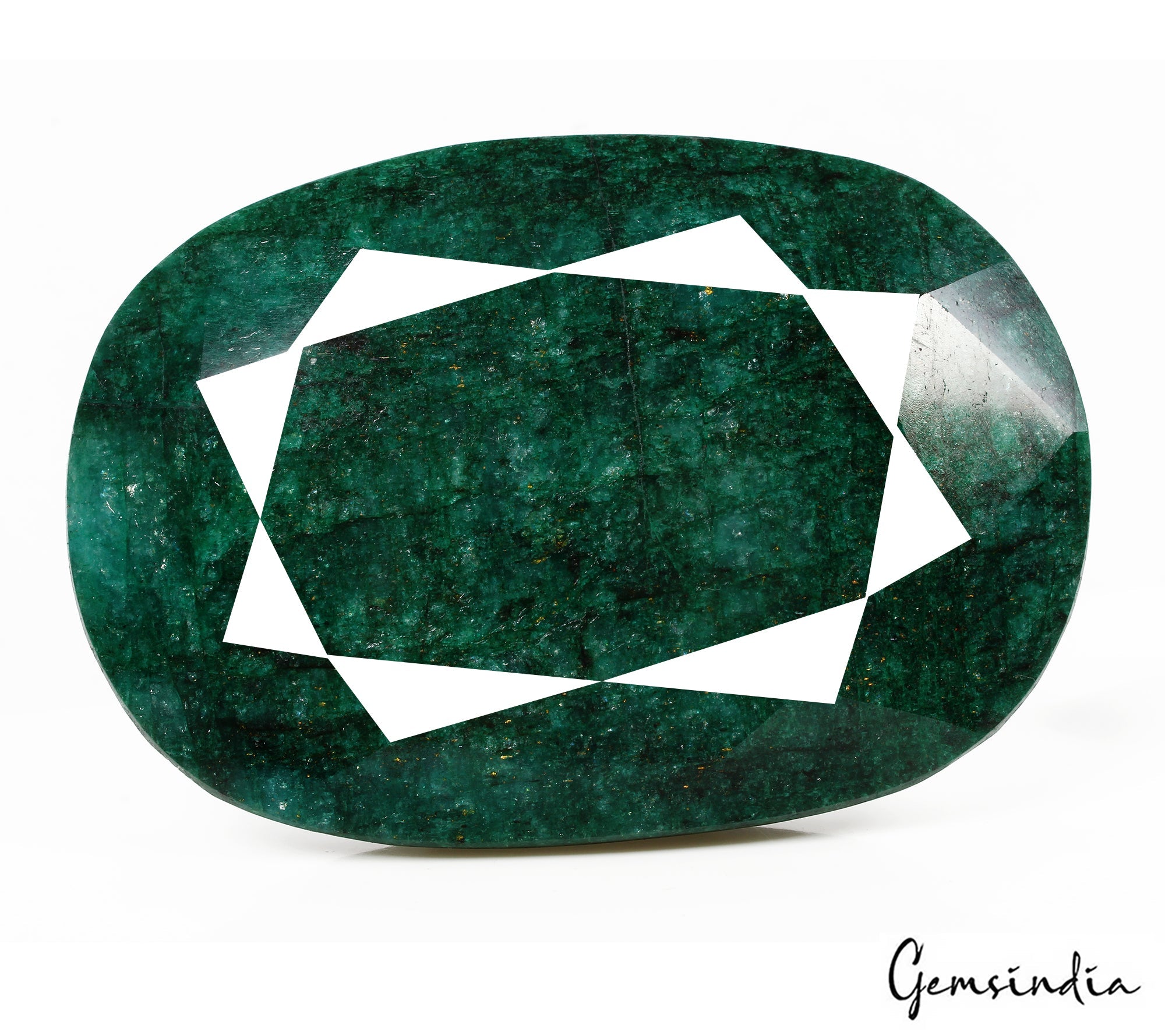 1670Ct Natural Green Emerald Oval Cut Huge Earth Mined Museum Size Brazilian Gem