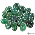 1000 Cts/17 Pcs Natural Brazilian Bottle Green Emerald Oval Cut Wholesale Gems