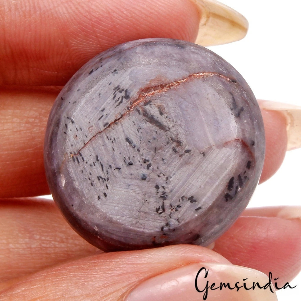 Ruby Cabochon, Oval Cabochon, Untreated — 26x25x14mm, 116.30 Ct, Madagascar