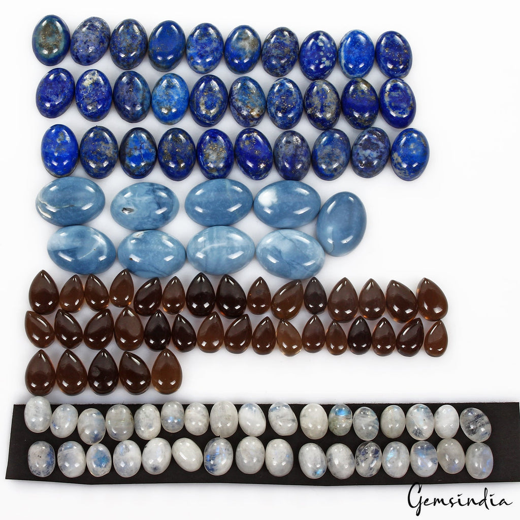 78 Pcs Estate Genuine Semi Precious Loose Mix Cut Multi Gemstones Lot Collection