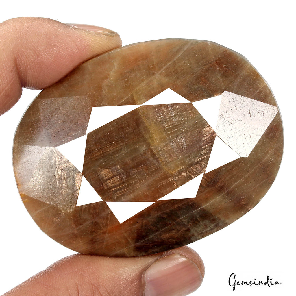 Sapphire Loose Gemstone, Untreated, Brown — 60 x 46 x 27 mm, 860 Ct