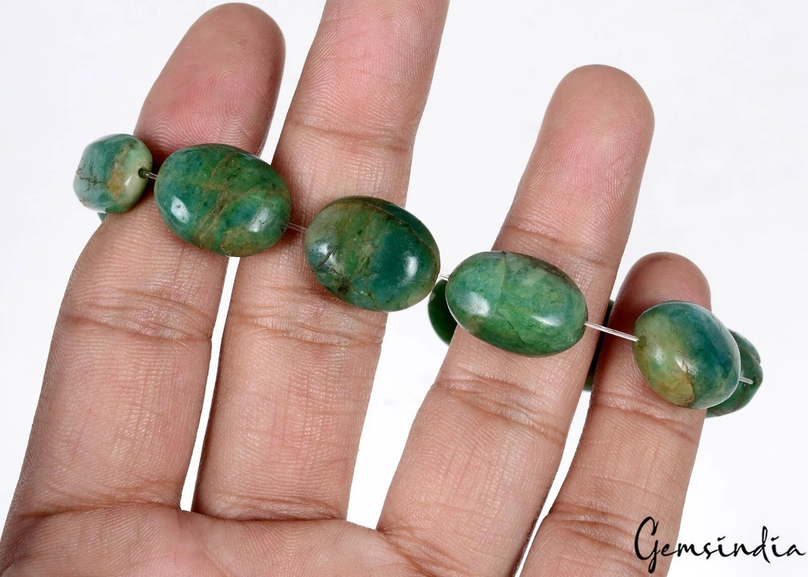 Emerald Bracelet, Color Enhanced — 14mm To 19mm, 137.90 Ct