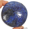 1040 Cts Natural Blue Lapis Lazuli Round Cut Carving Earth Mined Loose Huge Gem