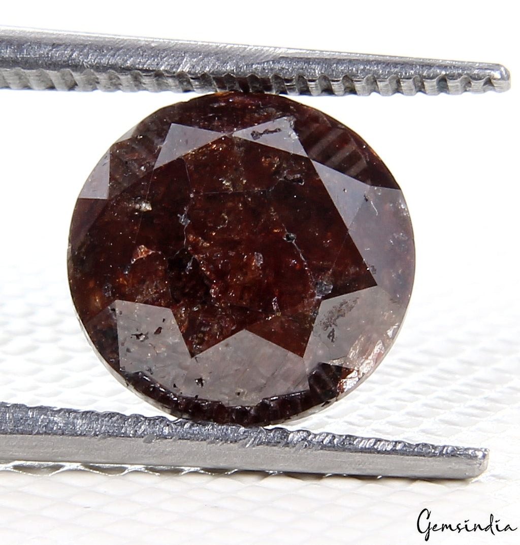 3.37 CT 100% Natural Loose Salt And Pepper Diamond, Round Brilliant Cut Diamond