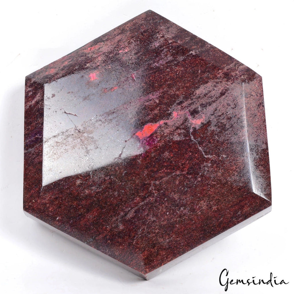 Huge 3300 Ct Natural Huge Red Ruby Hexagon Cut Earth Mined Museum Size Loose Gem