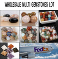 8 Kilo Mixed Gemstone Minerals Lot – Heart Sphere Egg Pyramid Palmstone 109 Pcs