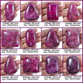 5040 Ct Natural Ruby Mix Cabochon Earth Mined Huge Wholesale Gemstone Lot 12 Pcs