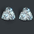 ~~~~~~CLEARANCE~~~~~~  1.50 ct/ 2Pcs TRILLION WHITE CUBIC ZIRCONIA (CZ)