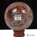 1940 Ct Natural Untreated Purple Amethyst Healing Crystal Gems Sphere With Stand