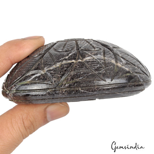 Agate Carving, Untreated, Brown — 96 x 75 x 39mm, 2000 Ct, Madagascar