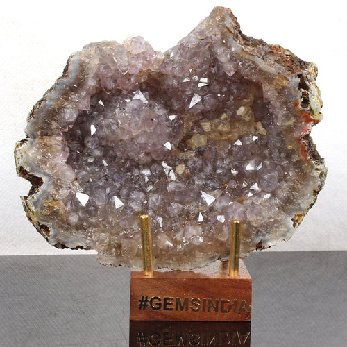 Amethyst Crystal Cluster, Untreated, Purple — 4x3.25x1.3 Inch, 240 Kg (1200 Ct), Uruguay