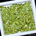 Oval Cut Natural Unheated Top Rich Green Peridot 106pcs/ 50Ct /5-6mm Gemstones