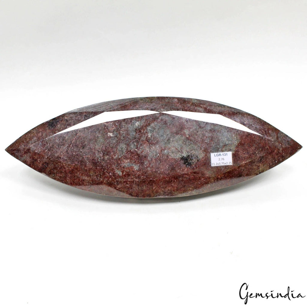 Large 2.76 Kilo Natural Earth Mined Ruby Marquise Cut Faceted Huge Size Gemstone