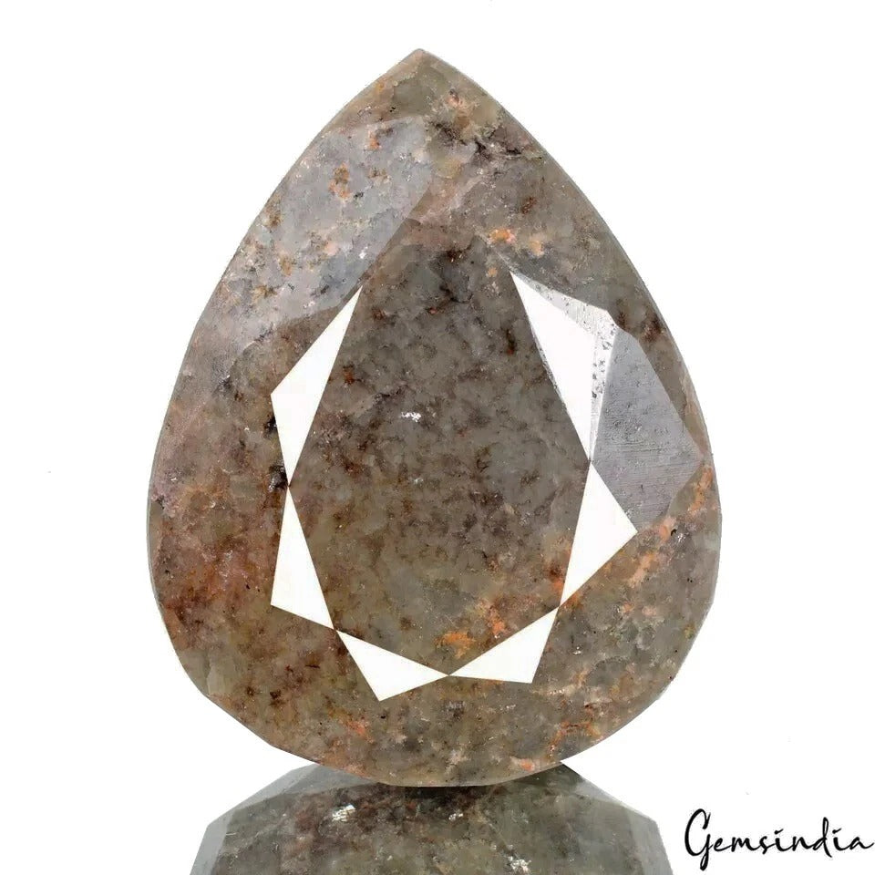 Certified 450 Cts Natural Untreated Brown Sapphire Pear Cut Earth Mined Huge Gem