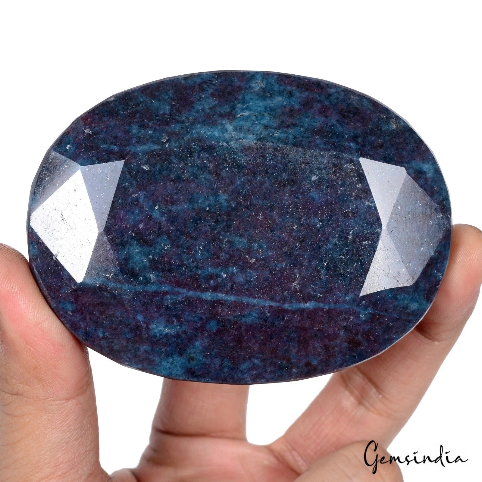 2200 Cts Natural Ruby Kyanite Untreated Oval Cut Loose Madagascar Huge Gemstone