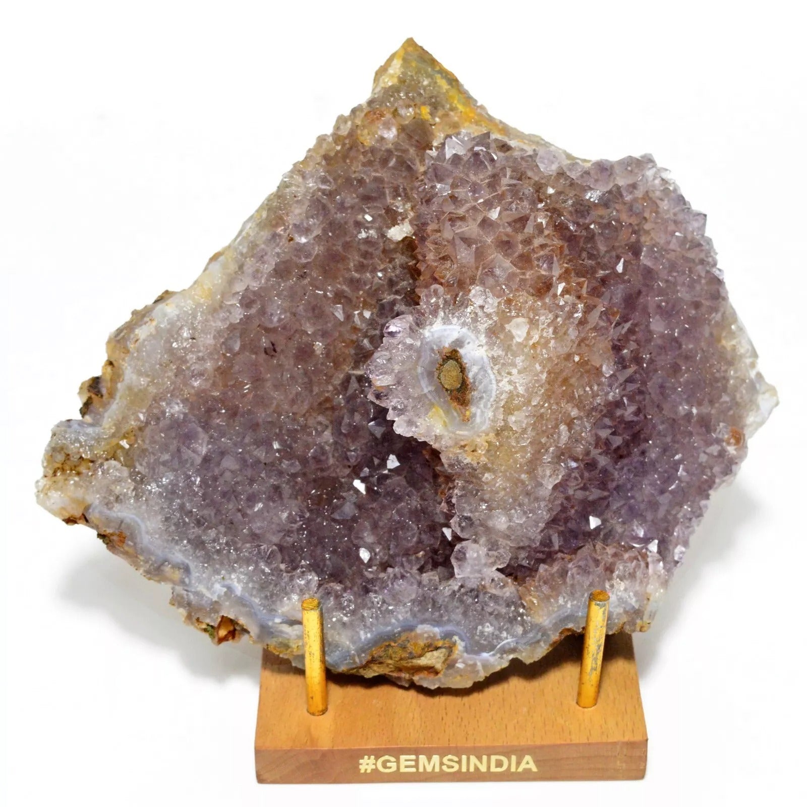 Amethyst Geode, Untreated — 8x5.5x4 Inch, 0.72 Kg (3600 Ct), Uruguay