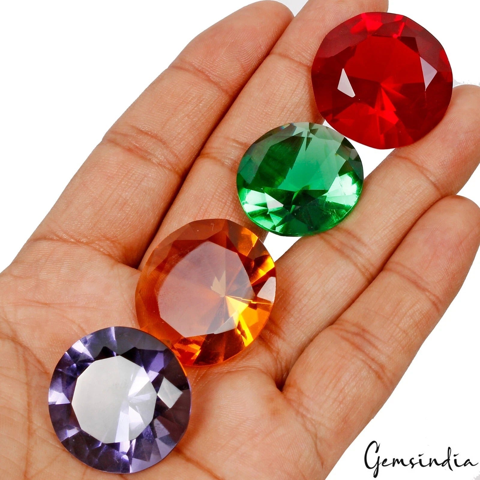 217.50 Ct Multicolor Hydro Tourmaline Faceted Round Cut Excellent Loose Gems
