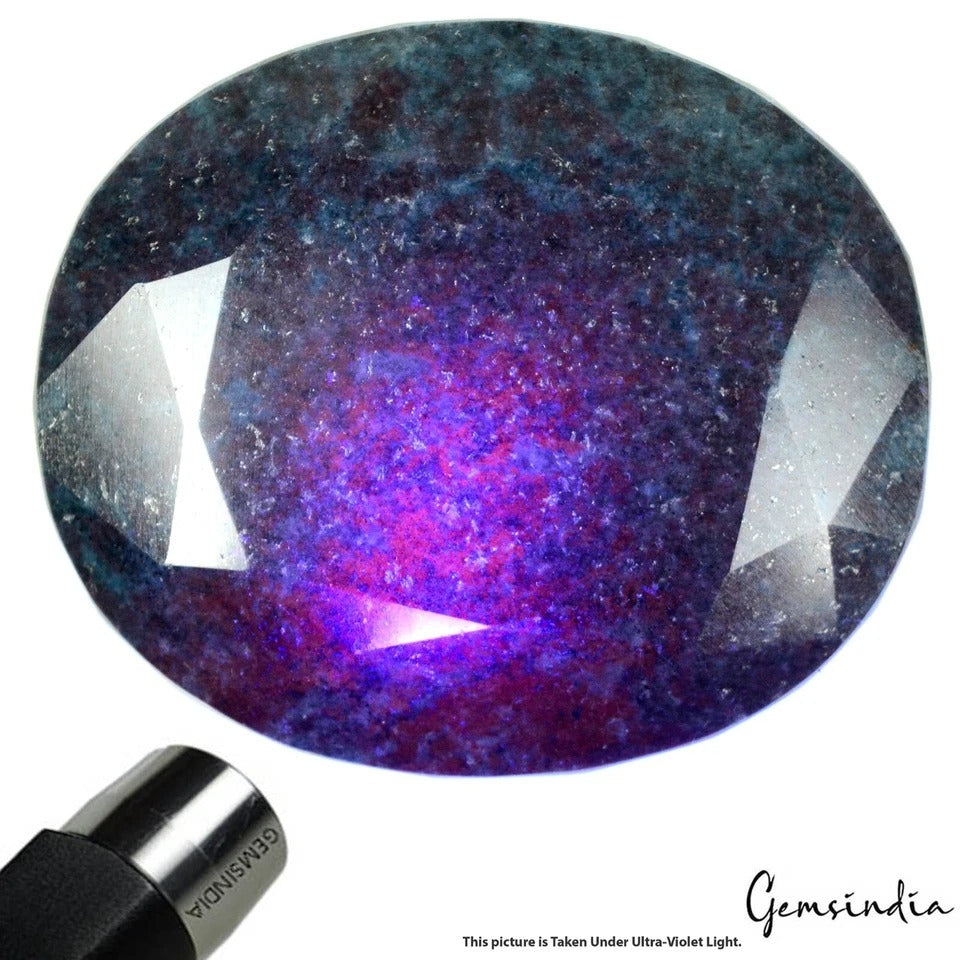 2720 Ct Natural Untreated Ruby Kyanite Oval Cut Faceted Earth Mined Loose Gems