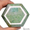 675 Gram Natural Green Emerald Hexagon Cut Faceted Earth Mined Loose Gemstone