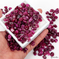 740 Ct Natural Red Pink Beryl (Bixbite) Mix Faceted Loose Gemstones Lot 193 Pcs