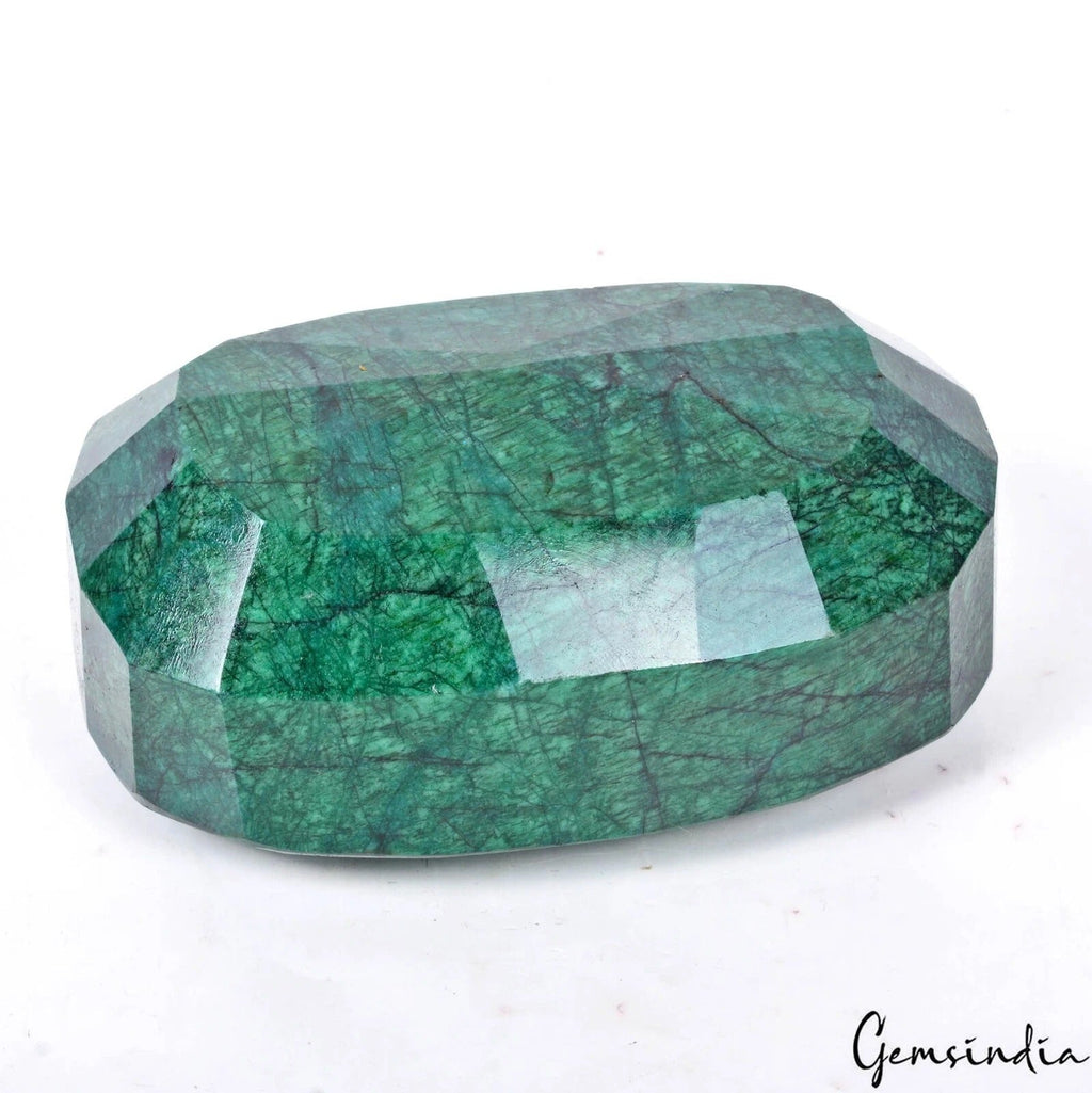 Green Emerald (Beryl) Certified, 3020 Ct Natural Oval Cut Loose Large Gemstone