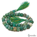 Emerald Beaded Strand, Color Enhanced, Green — 7mm to 11mm, 210 Ct, Brazil